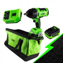 JBM PROMO-60036C - PROMO ELECTR: LLAVE DE IMPACTO A BATERÍA 1/2 60036 + 60013