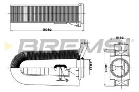 Bremsi FA0632 - AIR FILTER