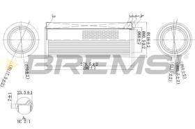 Bremsi FA2114 - AIR FILTER