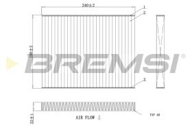 Bremsi FC0081 - CABIN FILTER