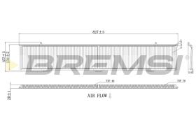 Bremsi FC0085A - CABIN FILTER