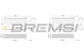 Bremsi FC0425C - CABIN FILTER