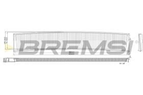 Bremsi FC0485 - CABIN FILTER