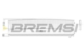 Bremsi FC0485C - CABIN FILTER