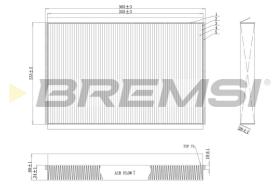 Bremsi FC0857 - CABIN FILTER
