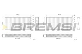 Bremsi FC0859 - CABIN FILTER