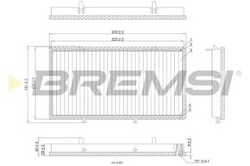 Bremsi FC0998 - CABIN FILTER