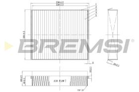 Bremsi FC1333C - SUBFAMILIA DE MECAFILTER