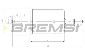 Bremsi FE0062 - SUBFAMILIA DE MECAFILTER