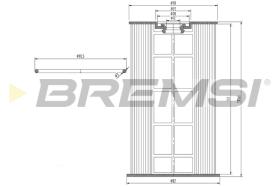 Bremsi FE0154 - SUBFAMILIA DE MECAFILTER