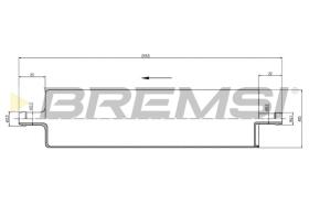Bremsi FE1017 - SUBFAMILIA DE MECAFILTER