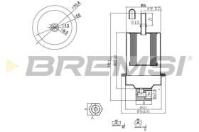 Bremsi FE1317 - SUBFAMILIA DE MECAFILTER