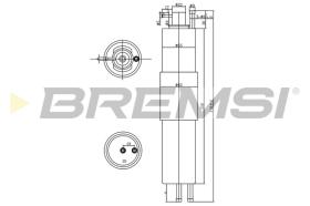 Bremsi FE1521 - FUEL FILTER