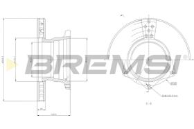 Bremsi CD5164V - BRAKE DISCS