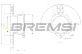 Bremsi CD5165V - BRAKE DISCS