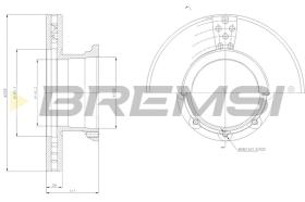 Bremsi CD5188V - BRAKE DISCS