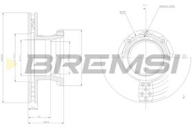 Bremsi CD5216V - BRAKE DISCS