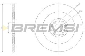 Bremsi CD5364S - BRAKE DISCS
