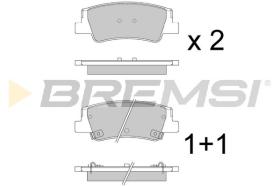 Bremsi BP3906 - BRAKE PADS