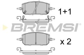 Bremsi BP3930 - BRAKE PADS