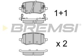 Bremsi BP3927 - BRAKE PADS