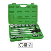 JBM 50582 - ESTUCHE DE HERRAMIENTAS CON 22 PIEZAS DE AUTOCLÉ DE 3/4" VAS