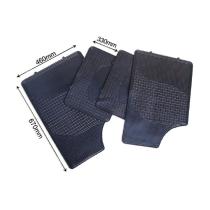 JBM 50585 - SET DE 4 ALFOMBRAS DE GOMA UNIVERSALES Y REVERSIBLES