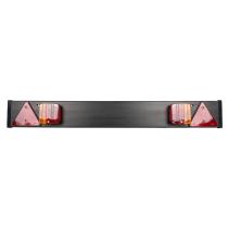 JBM 50910 - BARRA PARA REMOLQUE DE 1100X140MM CON 2 PILOTOS Y 2 CATAREFL