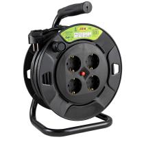 JBM 51033 - CARRETE DE CABLE ELÉCTRICO 25M