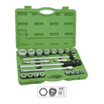 JBM 51308 - ESTUCHE DE HERRAMIENTAS CON 22 PIEZAS DE AUTOCLÉ DE 3/4" VAS