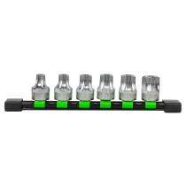 JBM 51410 - SET DE 6 PIEZAS DE 1/2' PUNTA TORX INVIOLABLE