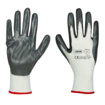 JBM 51633 - GUANTES CON PALMA REFORZADA DE NITRILO T.8