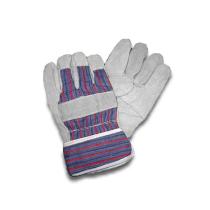 JBM 51635 - GUANTES DE TRABAJO DE PIEL Y TELA