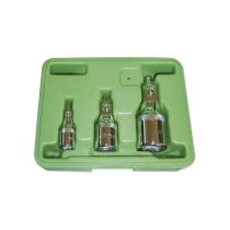 JBM 51802 - SET DE 3 ADAPTADORES MAGNÉTICOS DE 1/4", 3/8" Y 1/2"