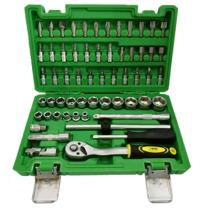 JBM 51819 - ESTUCHE DE HERRAMIENTAS DE 3/8" DE 59 PIEZAS CON VASOS HEXAG