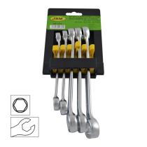 JBM 51879 - KIT LLAVE HEXAGONAL CON BOCA ABIERTA DE 6 CANTOS