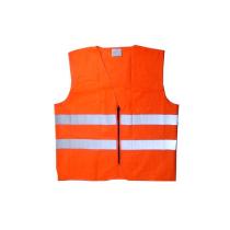 JBM 51883 - CHALECO NARANJA BANDA CON REFLECTANTE MARCADA HOMOLOGADO