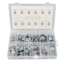JBM 52158 - ESTUCHE DE ARANDELAS DE HIERRO GALVANIZADO 475PCS