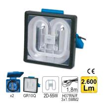 JBM 52232 - LÁMPARA DE INSPECCIÓN 55W CUADRADA