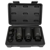 JBM 52337 - SET DE 3 VASOS Y 3 PUNTAS DE IMPACTO HEXAGONALES DE 1/2'