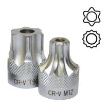 JBM 10048 - PUNTA DE 1/2'  TORX INVIOLABLE T100