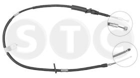 STC T481972 - CABLE FRENO ACCENT ALL  IZQ