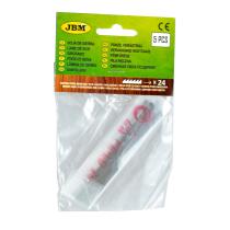 JBM 11956 - SET DE 5 HOJAS DE SIERRA CON 24 DIENTES PARA MADERA