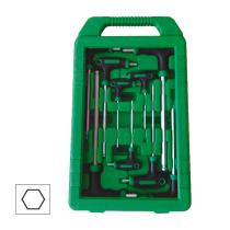 JBM 52684 - SET DE 9 LLAVES ALLEN EN FORMA DE "T"