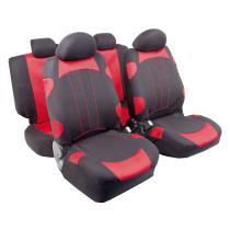 Pool Line 664052 - FUNDA INTERIOR ESTORIL POLIESTER COLOR NEGRO / ROJO 11 PIEZA