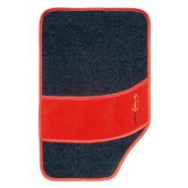 Pool Line 962 - JGO. ALFOMBRAS MOQUETA "PREMIUM" NEGRA "COLORS" 4 PIEZAS - R