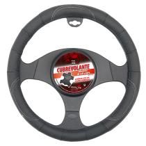 Pool Line 608187 - CUBREVOLANTE 100% PIEL "COWBOY" COLOR NEGRO HILO NEGRO MED.