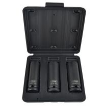 JBM 52969 - SET D 3 VASOS DE IMPACTO LARGOS HEXAGONALES