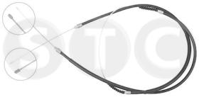 STC T480829 - CABLE FRENO JUMPER TRAS