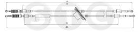 STC T481161 - CABLE CAMBIO DOBLO' ALL 1,2-1,